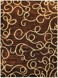 Brown Wool Handmade Rug | Dallas Rugs